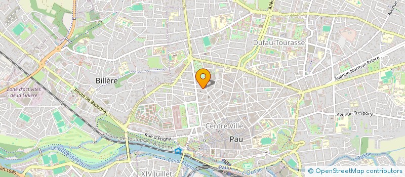 localisation de l'entreprise DES OH ET DEBATS à PAU