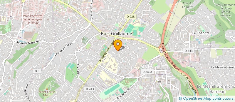 localisation de l'entreprise DES OLIVES à BOIS GUILLAUME