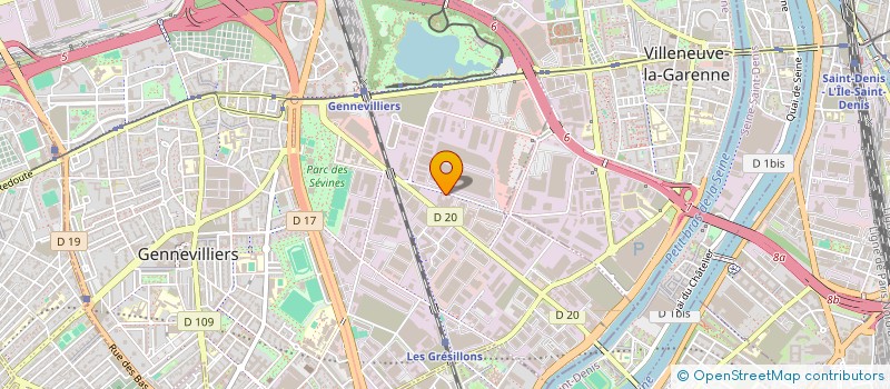 localisation de l'entreprise DES OLIVIERS à GENNEVILLIERS