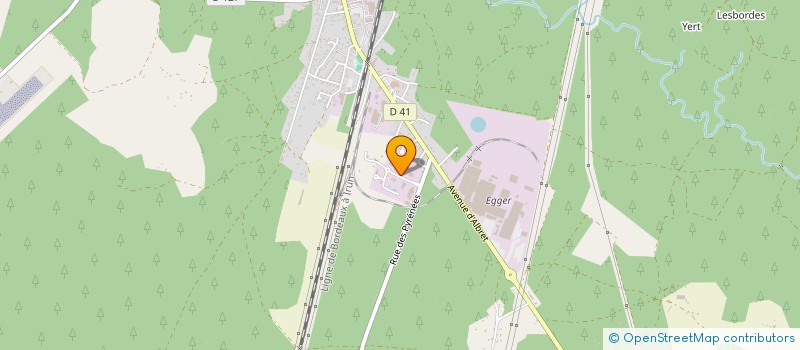 localisation de l'entreprise DES ORANGERS  RION-DES-LANDES