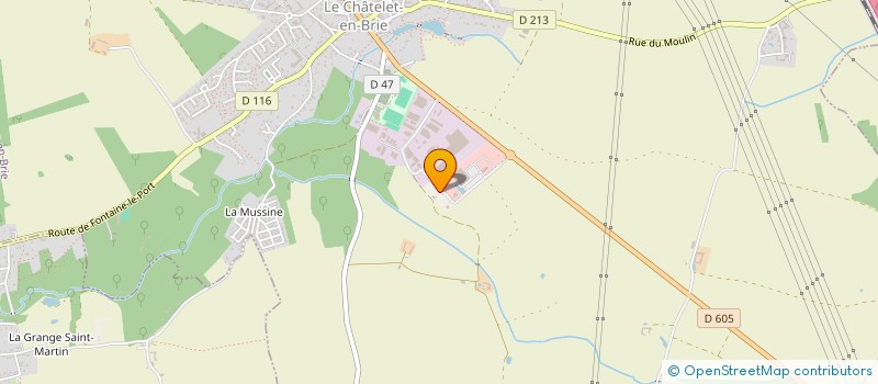 localisation de l'entreprise DES ORCHIDEES  LE CHATELET-EN-BRIE