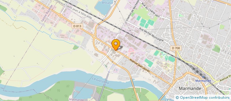 localisation de l'entreprise DES OREADES  MARMANDE