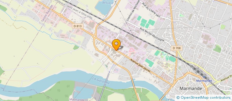 localisation de l'entreprise DES OREADES  MARMANDE