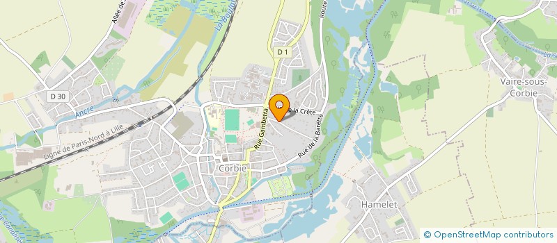 localisation de l'entreprise DES OTAGES à CORBIE