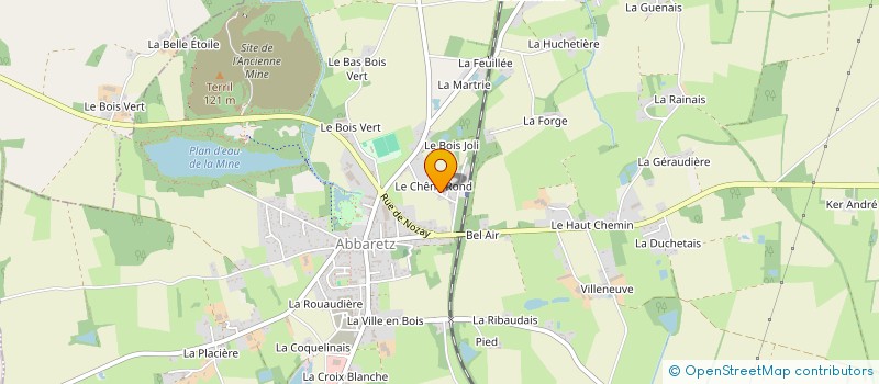 localisation de l'entreprise DES PALIS  NOZAY
