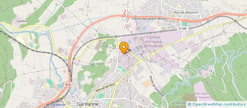 localisation de l'entreprise DES PALUN  GARDANNE