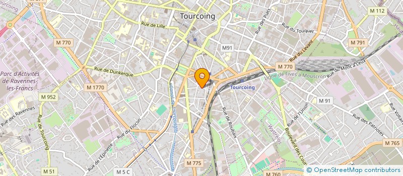 localisation de l'entreprise DES PAPILLONS à TOURCOING