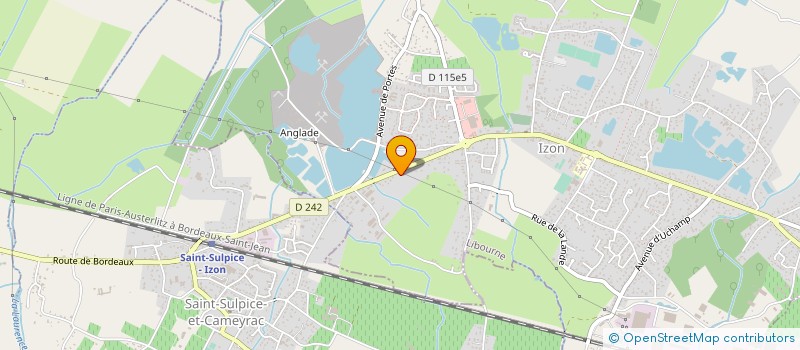 localisation de l'entreprise DES PAPILLONS BLEUS  IZON