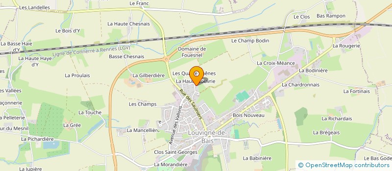 localisation de l'entreprise DES PAPILLONS D'AVENIR POUR KIM-AYA  LOUVIGNE-DE-BAIS