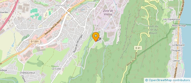 localisation de l'entreprise DES PARENTS D ELEVES DE BALMONT à ANNECY