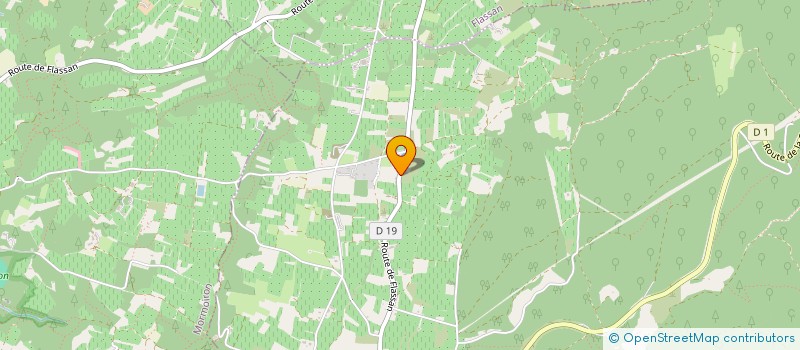 localisation de l'entreprise DES PARPAILLES  VILLES-SUR-AUZON