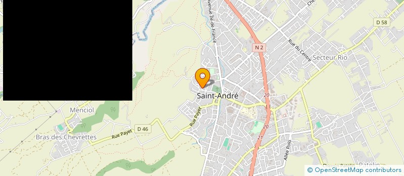 localisation de l'entreprise DES PAS D'OR (DPO) à SAINT-ANDRE