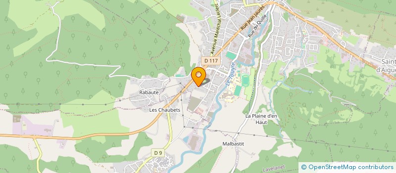 localisation de l'entreprise DES PAS PERDUS à LAVELANET
