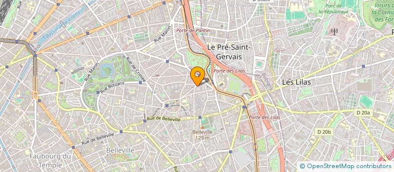 localisation de l'entreprise DES PASSERELLES PAS DES MURS !  PARIS