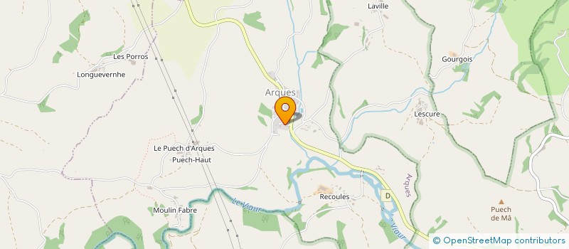 localisation de l'entreprise DES PASSIFLORES  PRADES-SALARS