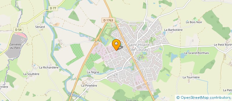 localisation de l'entreprise DES PATOUNES POUR UN SOURIRE MEDIATION PAR L'ANIMAL à MONTAIGU-VENDEE