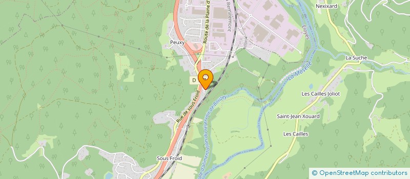 localisation de l'entreprise DES PATUREAUX  SAINT-NABORD