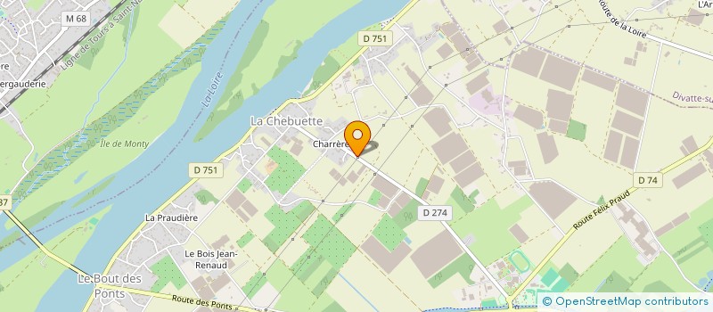 localisation de l'entreprise DES PATURES DE LA CHARRERE  SAINT-JULIEN-DE-CONCELLES