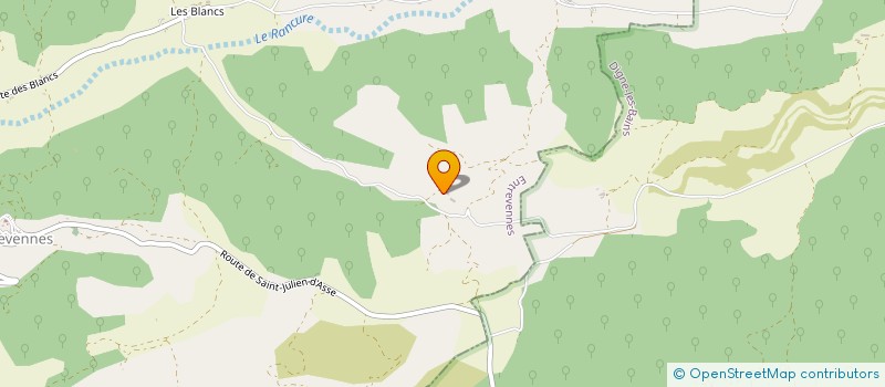 localisation de l'entreprise DES PAURILLES  ENTREVENNES