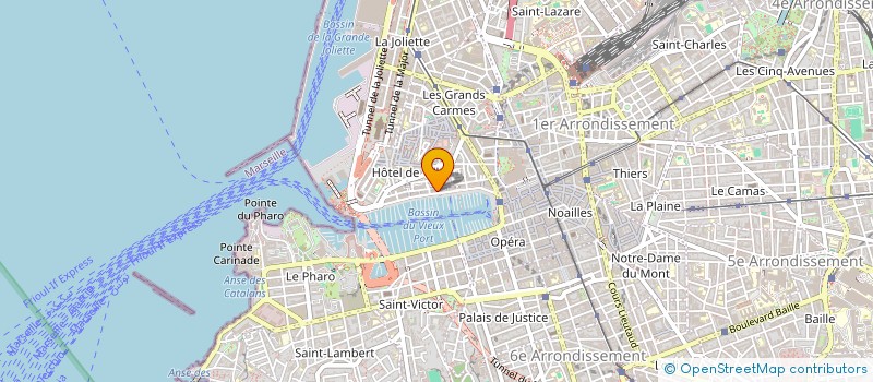 localisation de l'entreprise DES PECHEURS DU BORD MARSEILLAIS à MARSEILLE 2EME