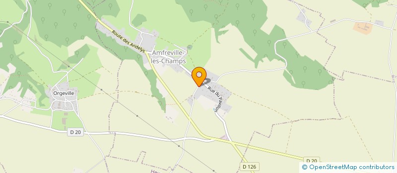 localisation de l'entreprise DES PERELLES  AMFREVILLE-LES-CHAMPS