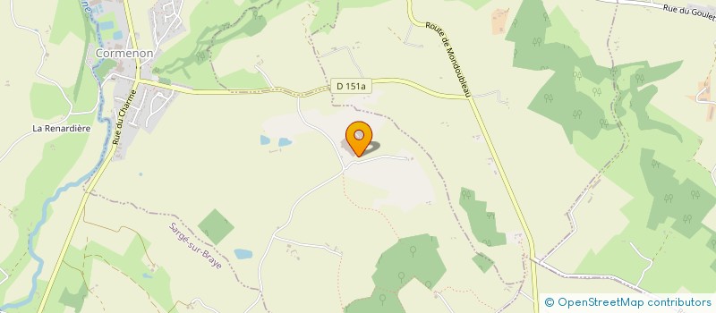 localisation de l'entreprise DES PERRONS  COUETRON-AU-PERCHE