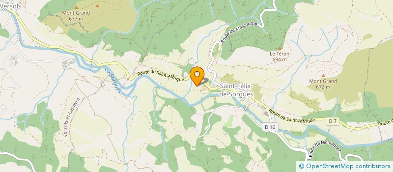 localisation de l'entreprise DES PESQUIES  SAINT-FELIX-DE-SORGUES