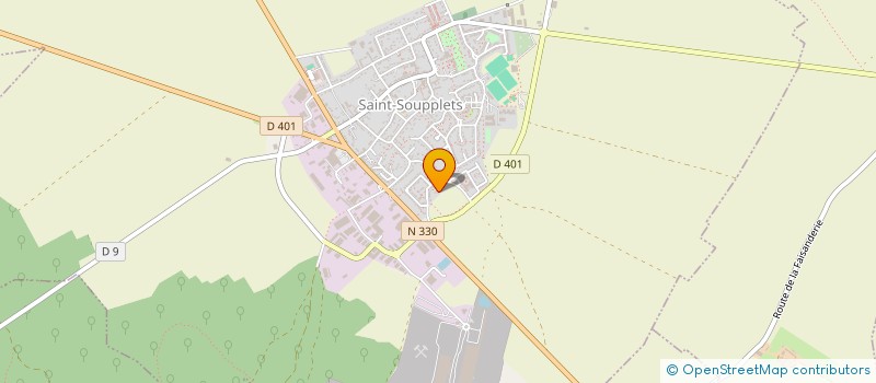 localisation de l'entreprise DES PETITS BONHEUR  SAINT-SOUPPLETS