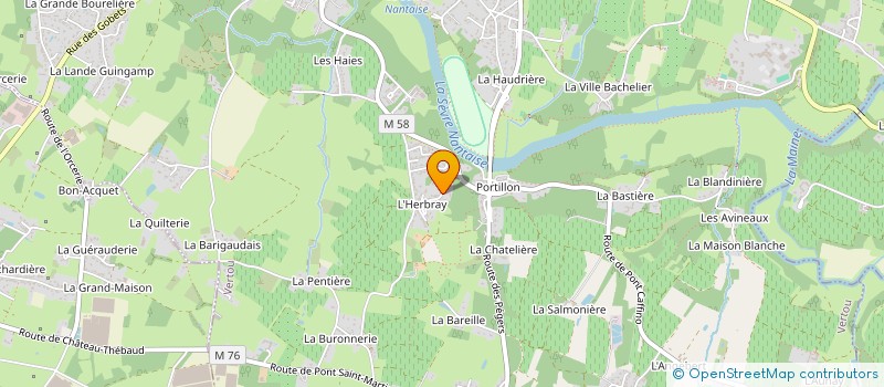 localisation de l'entreprise DES PETITS CAILLOUX  VERTOU