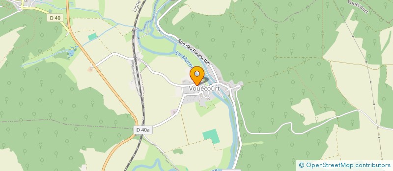 localisation de l'entreprise DES PETITS CHAMPS à VOUECOURT