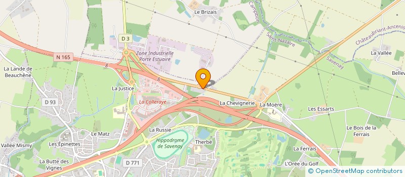 localisation de l'entreprise DES PETITS CHAMPS  LAVAU-SUR-LOIRE