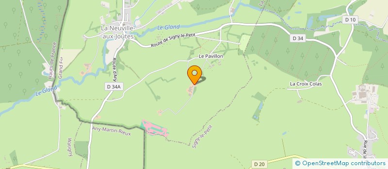 localisation de l'entreprise DES PETITS ENCLOS  LA NEUVILLE-AUX-JOUTES