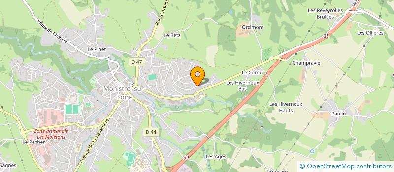 localisation de l'entreprise DES PETITS FRENES ENSOLEILLES  MONISTROL-SUR-LOIRE