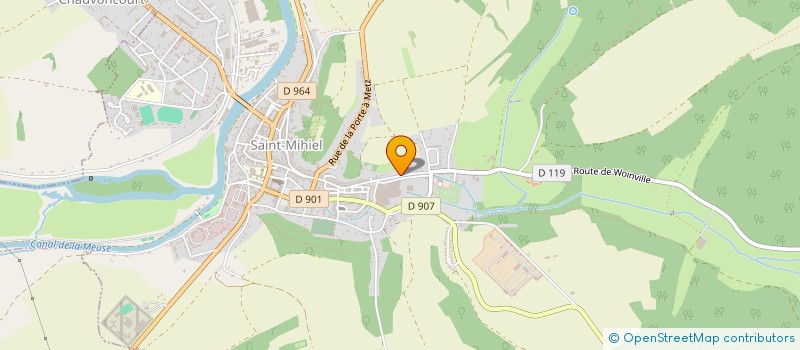 localisation de l'entreprise DES PETITS GABRIELS  SAINT-MIHIEL