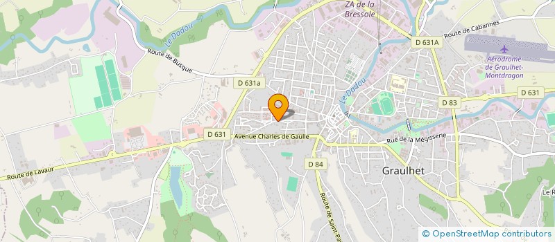 localisation de l'entreprise DES PETITS GALOPINS  GRAULHET