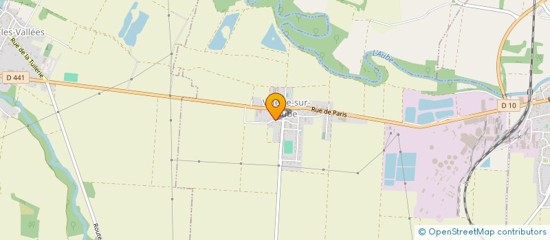 localisation de l'entreprise DES PETITS LUTINS  VILLETTE-SUR-AUBE