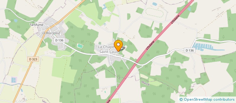 localisation de l'entreprise DES PETITS MONTS  LOIRE-AUTHION