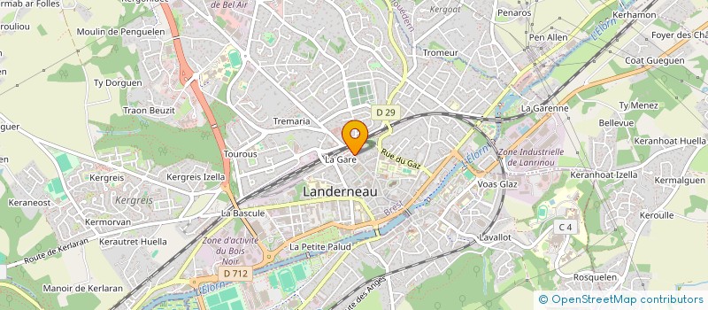 localisation de l'entreprise DES PETITS PAS POUR SACHA à LANDERNEAU