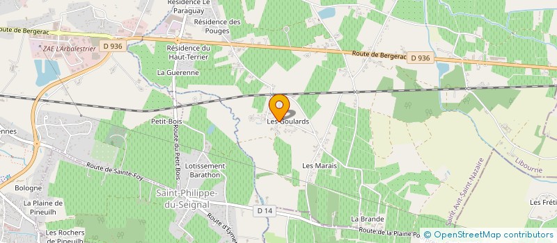 localisation de l'entreprise DES PETITS RATS  SAINT-AVIT-SAINT-NAZAIRE