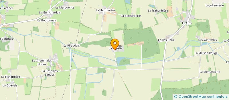 localisation de l'entreprise DES PETITS RUISSEAUX  ABBARETZ