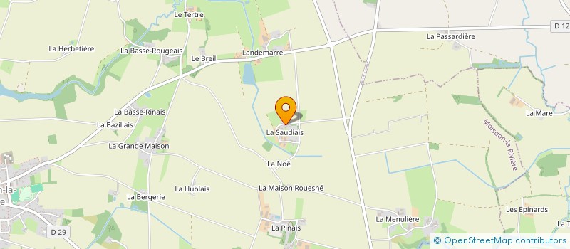 localisation de l'entreprise DES PETUNIAS à MOISDON-LA-RIVIERE