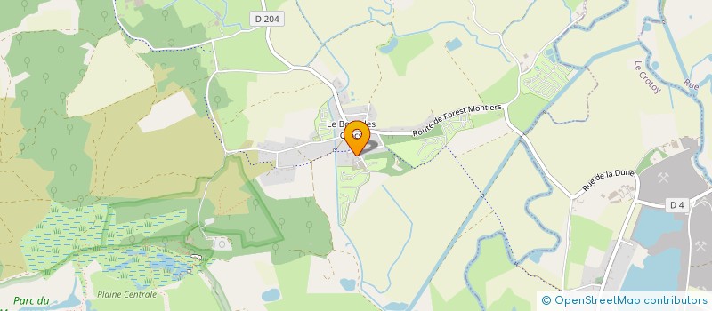 localisation de l'entreprise DES PEUPLIERS  SAINT-QUENTIN-EN-TOURMONT