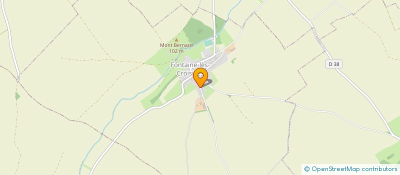 localisation de l'entreprise DES PEUPLIERS C. ET J. CHATELAIN à FONTAINE-LES-CROISILLES