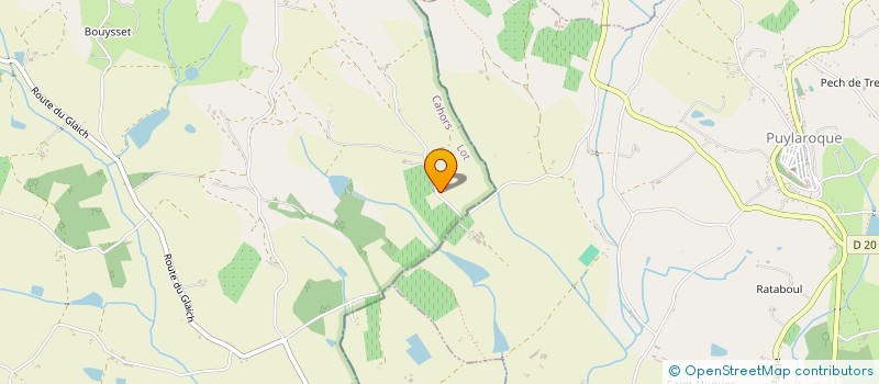 localisation de l'entreprise DES PEYRIERES  BELFORT-DU-QUERCY