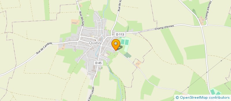 localisation de l'entreprise DES PHENIX  QUIEVY