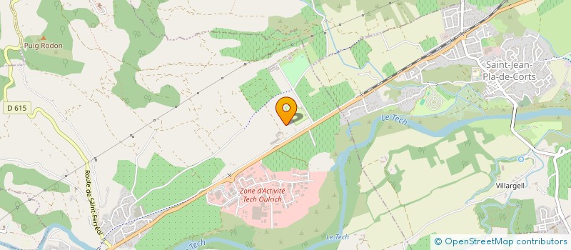 localisation de l'entreprise DES PHENIX  CERET