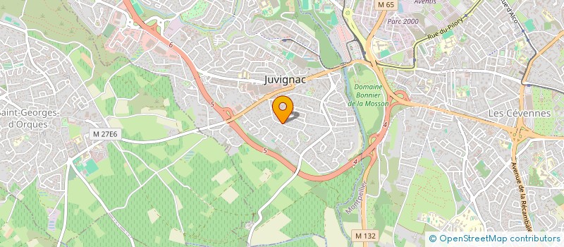 localisation de l'entreprise DES PICHOLINES à JUVIGNAC