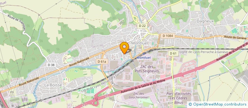 localisation de l'entreprise DES PICUMS & DES LOUIS à MONTLUEL