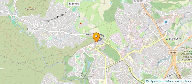 localisation de l'entreprise DES PIEDS A LA TETE à MONTPELLIER