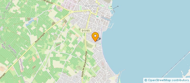 localisation de l'entreprise DES PIEDS DES AILES à MARSEILLAN
